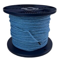 4mm sky blue natural cotton rope on a reel 3