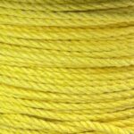 4mm Yellow Natural Cotton Rope (By The Metre)