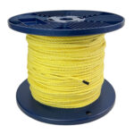 4mm Yellow Natural Cotton Rope On A Reel