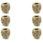 6 x 302 Polished Flax Twine 250 Gram Balls