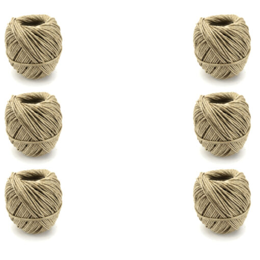 6 302 polished flax twine 250 gram ball 1