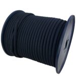 8mm Navy Blue Braided Polyester Cover Nylon Core Rope x 80 Metres