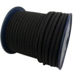 9mm Black Double Braided Nylon Rope x 45 Metres