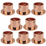 Pack of 8 x 24mm Copper Bronze Cup End Rope Fittings