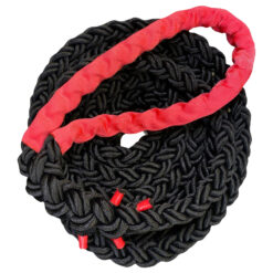 1 x 24mm black 8 strand nylon mooring ropes x 10 metres 30cm soft eye 1