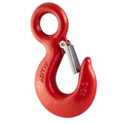 3 tonne red eye hook with safety catch 1