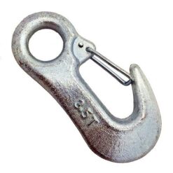 3.5 tonne zinc plated winch hook with safety catch 2