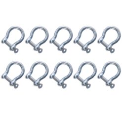 box of 10 16mm commercial bow shackles 1