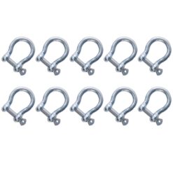 box of 10 20mm commercial bow shackles 5