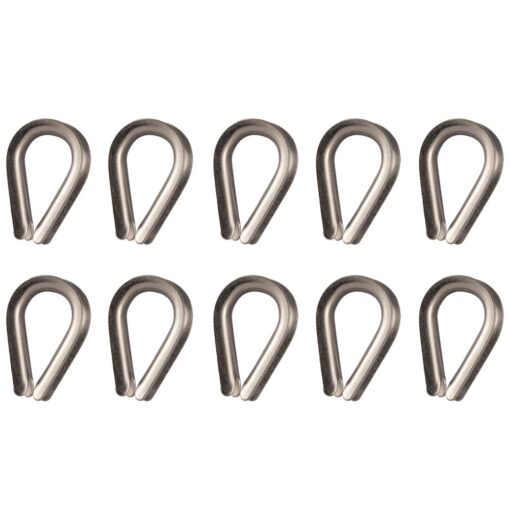 box of 10 24mm stainless steel rope thimble 3