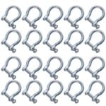 Box of 20 x 20mm Commercial Bow Shackles