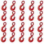 Box of 20 x 3 Tonne Red Eye Hooks With Safety Catch