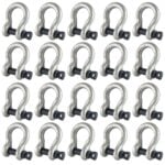 Box of 20 x 2 Tonne Tested Safety Bow Shackles