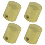 Pack of 4 x 32mm Polished Brass End Cap Rope Fittings