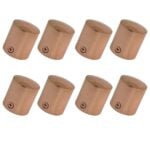 Pack of 8 x 32mm Copper Bronze End Cap Rope Fittings