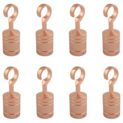 8 x 36mm copper bronze decking rope hook fittings 5