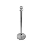 Polished Chrome Stanchions Post - Single Post With Ball Top