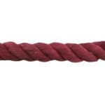 24mm Burgundy Natural Cotton Rope (By The Metre)