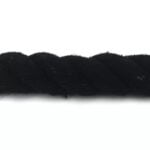 10mm Black Natural Cotton Bondage Rope (By The Metre)