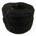 14mm Black Nylon Bondage Rope x 50 Metres