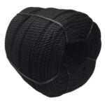 8mm Black Polyester Bondage Rope (220 Metre Coil)
