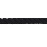 8mm Black Polyester Bondage Rope - By The Metre