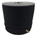 16mm Black Polyester Bondage Rope On A Reel