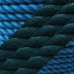 8mm Blue Natural Cotton Bondage Rope (By The Metre)