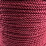 14mm Burgundy Natural Cotton Bondage Rope (By The Metre)