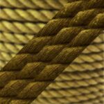 14mm Gold Natural Cotton Bondage Rope (By The Metre)
