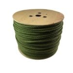 12mm Green Natural Cotton Bondage Rope On A Reel