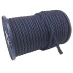 6mm Navy Blue Nylon 3 Strand Sinking Rope On A Reel