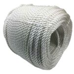6mm White Nylon Bondage Rope 220 Metre Coil