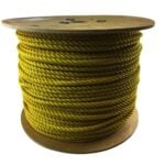 10mm Yellow Natural Cotton Bondage Rope On A Reel