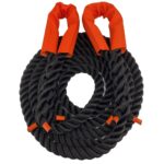 16mm Black Nylon 3 Strand Tow Rope x 8 Metres
