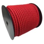 8mm Red Yacht Rope x 100 Metre Reel