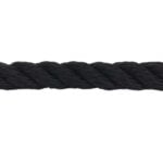 40mm Synthetic Black Rope (By The Metre)