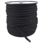6mm Synthetic Black Rope On A Reel