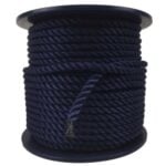 6mm Synthetic Navy Blue Rope 100 Metres On A Reel