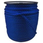 6mm Synthetic Royal Blue Rope 100 Metres On A Reel