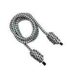 White And Black Flow Rope – Custom Length & Diameter