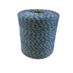 Blue & White Electric Fence Polywire – 1000m Spool