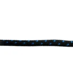 6mm Black With Blue Fleck Braided Nylon Rope (By The Metre)