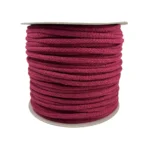 12mm Burgundy Acrylic Cotton Cord – 100 Metre Reel
