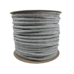 12mm Light Grey Acrylic Cotton Magician's Cord – 50 Metre Reel