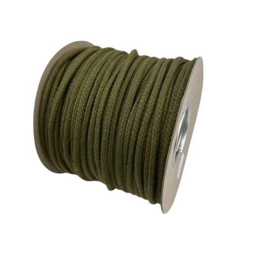 olive green acrylic cotton magicians cord 1