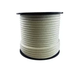 6mm White Double Braid Polyester Anchor Rope 100 Metre Reel