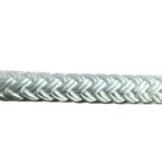 6mm White Double Braid Polyester Rope (By The Metre)