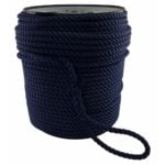 Navy Blue Nylon 3-Strand Anchor Rope – Custom Length, Diameter & Spliced Ends