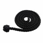 Black Synthetic Decking Rope With Man Rope Knot One End